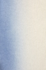 Blue Ombre - Close Fitted Dyed Rib T-shirt - 1