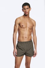 Checked Brown & Striped White - 2-pack Boxer Shorts - 2