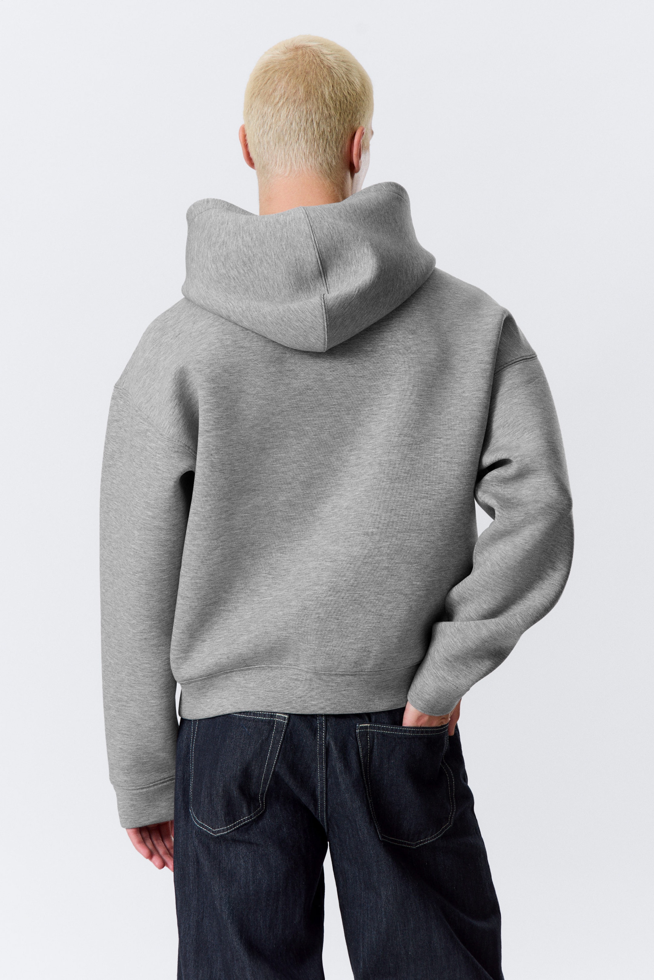 Grau meliert - Simon – Scuba-Hoodie - 2