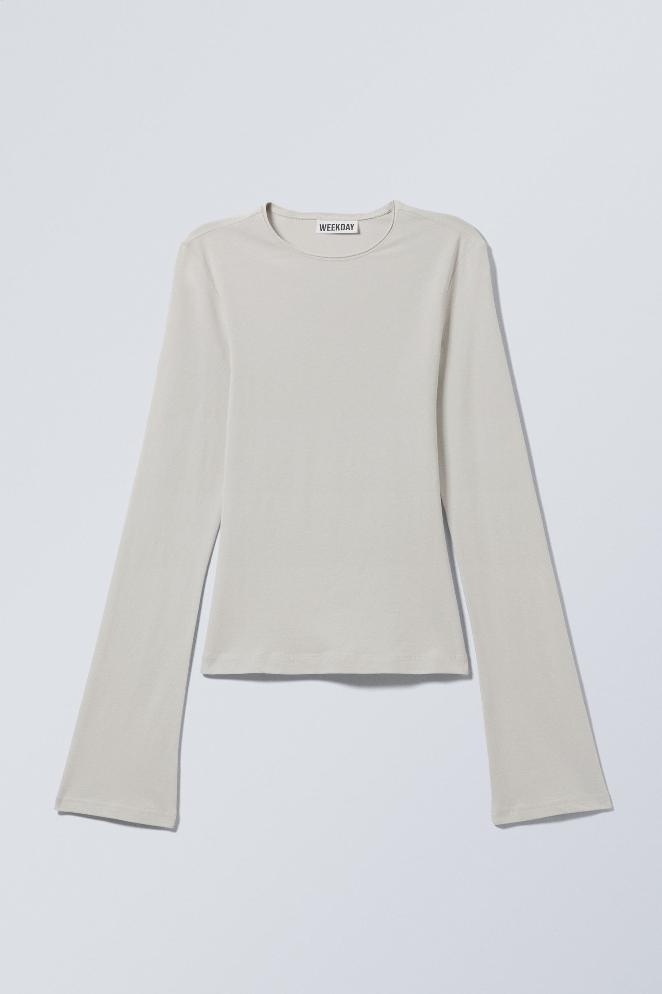 Ecru - Longsleeve aus Baumwolle - 3