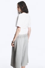 Hvit - DRAPED FITTED T-SHIRT - 2