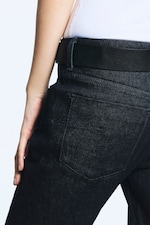 Raw Indigo - Dark Blue - Jay Low Rise Slim Straight Leg Jeans - 3