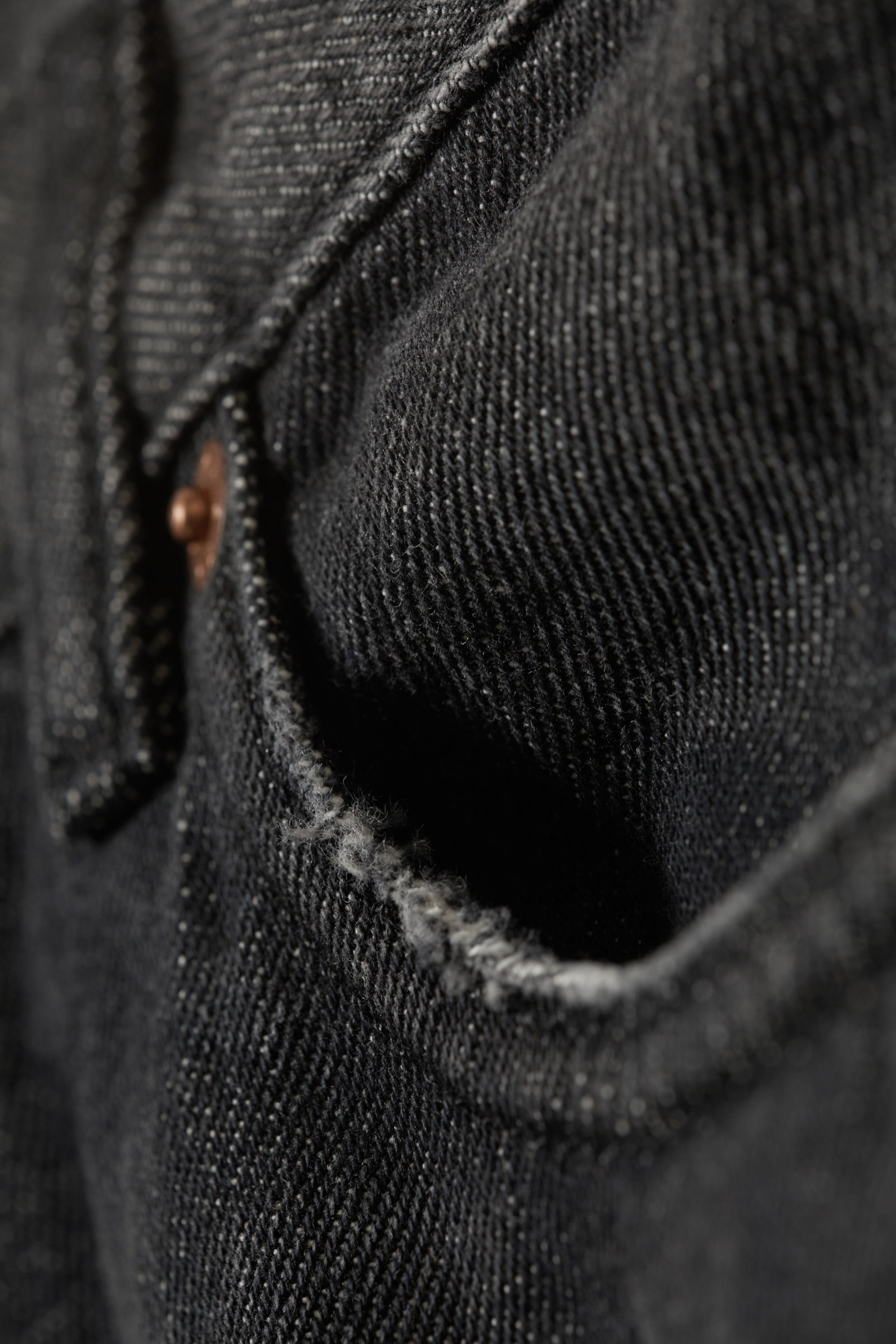 Ash Black - Straight Denim Shorts - 2