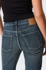 Bleu marine - Bleu foncé - Tension Bootcut Leg Jeans - 4