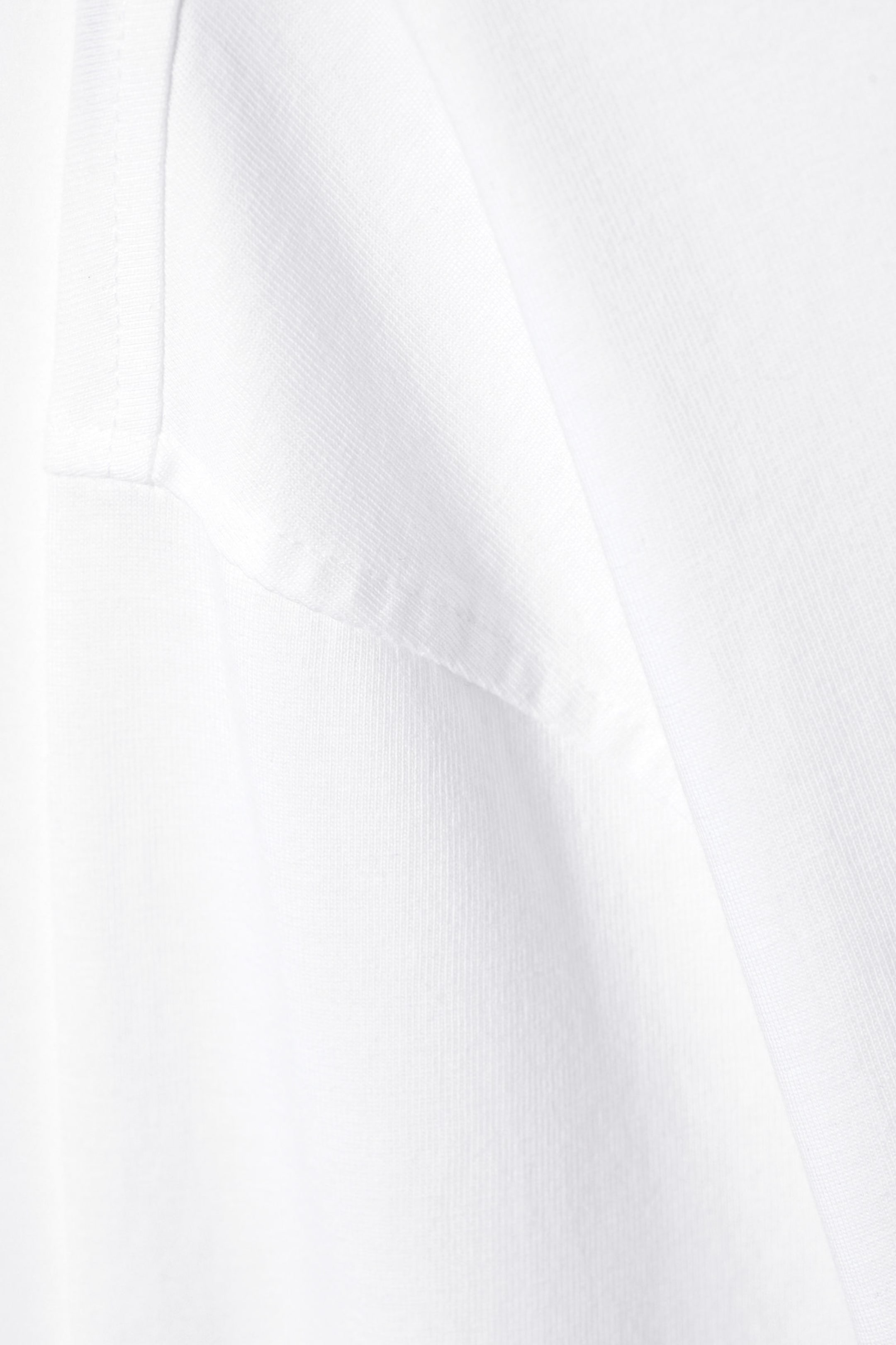 White - Oversized Long Sleeve T-shirt - 4