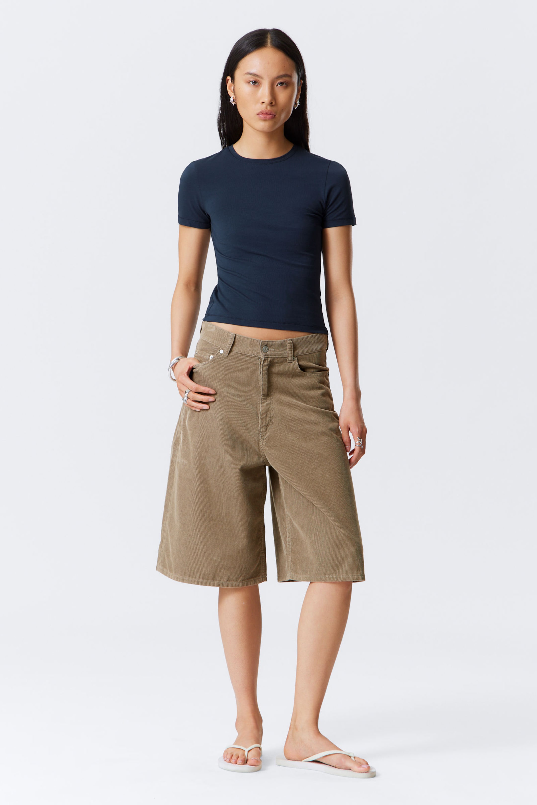 #3B3D4B - Slim Fitted T-shirt - 2