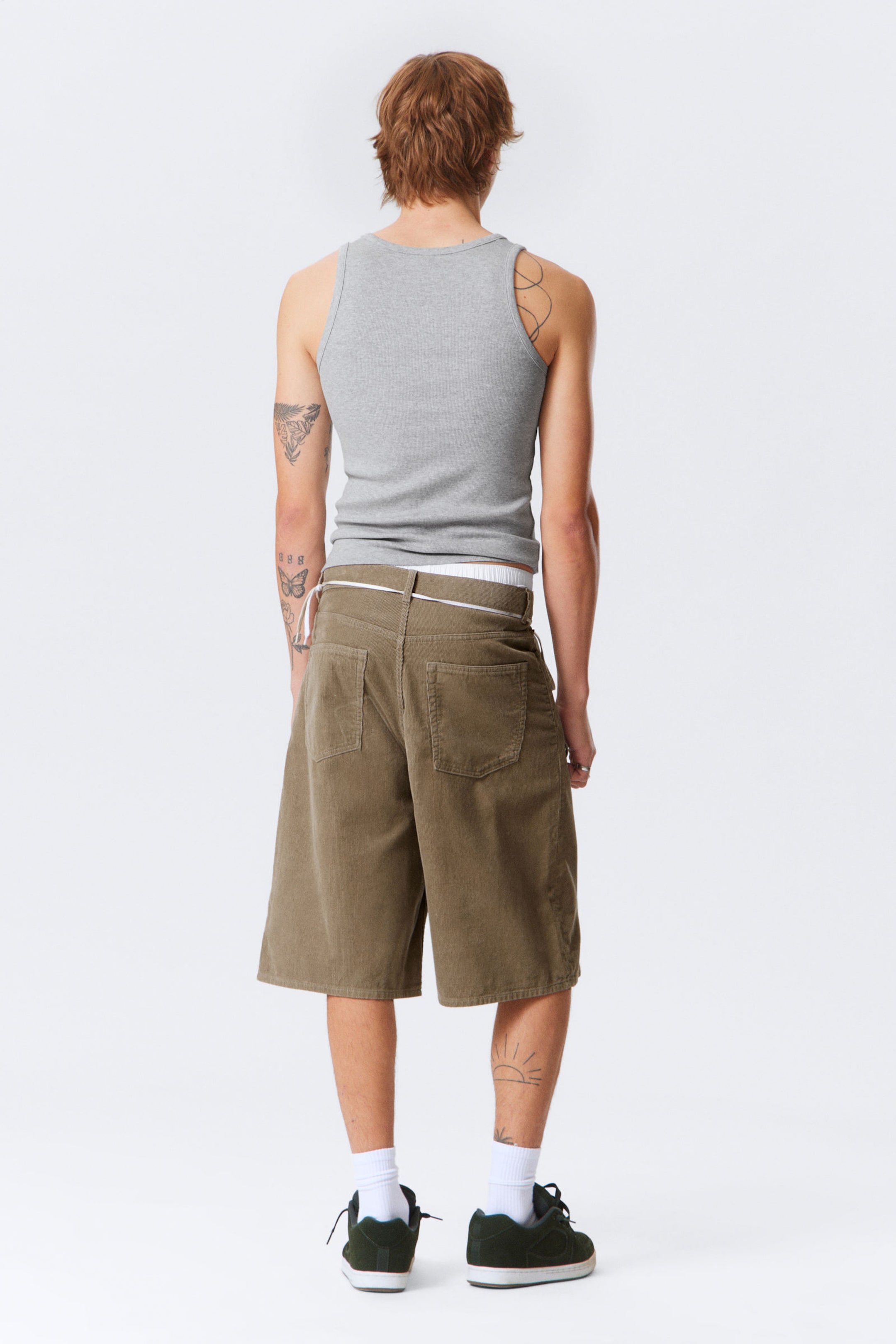 Dusty Mole - Astro Loose Baggy Corduroy Shorts - 8