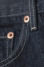 Blue Rinse - Dunkelblau - Galaxy Mid Waist Loose Straight Leg Jeans - 3