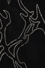 BLack - Tiah Rhinestone Long Sleeve - 2