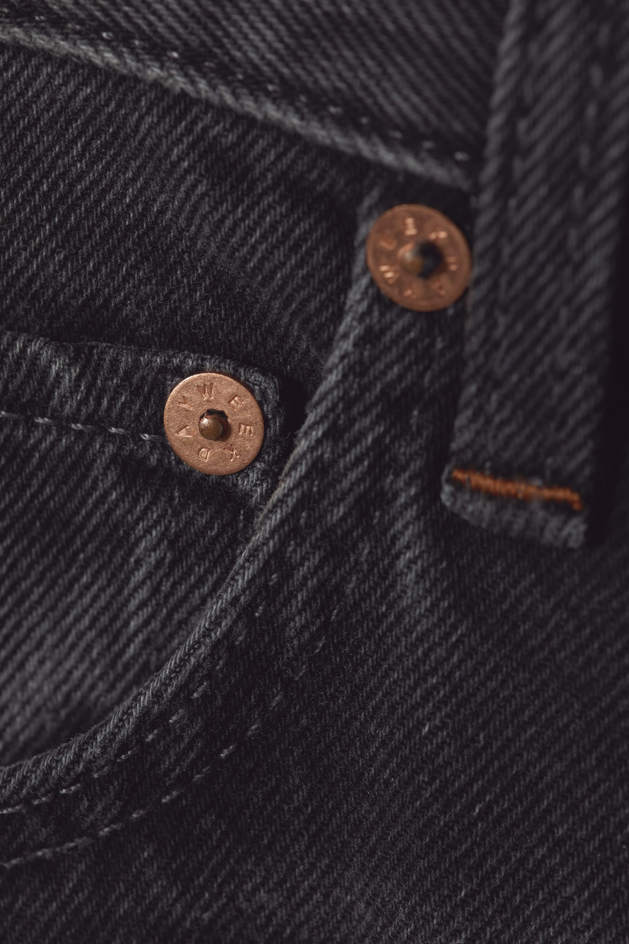 Noir anthracite - Jean bootcut ample Time - 1