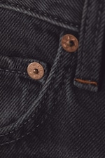 Noir anthracite - Jean bootcut ample Time - 1