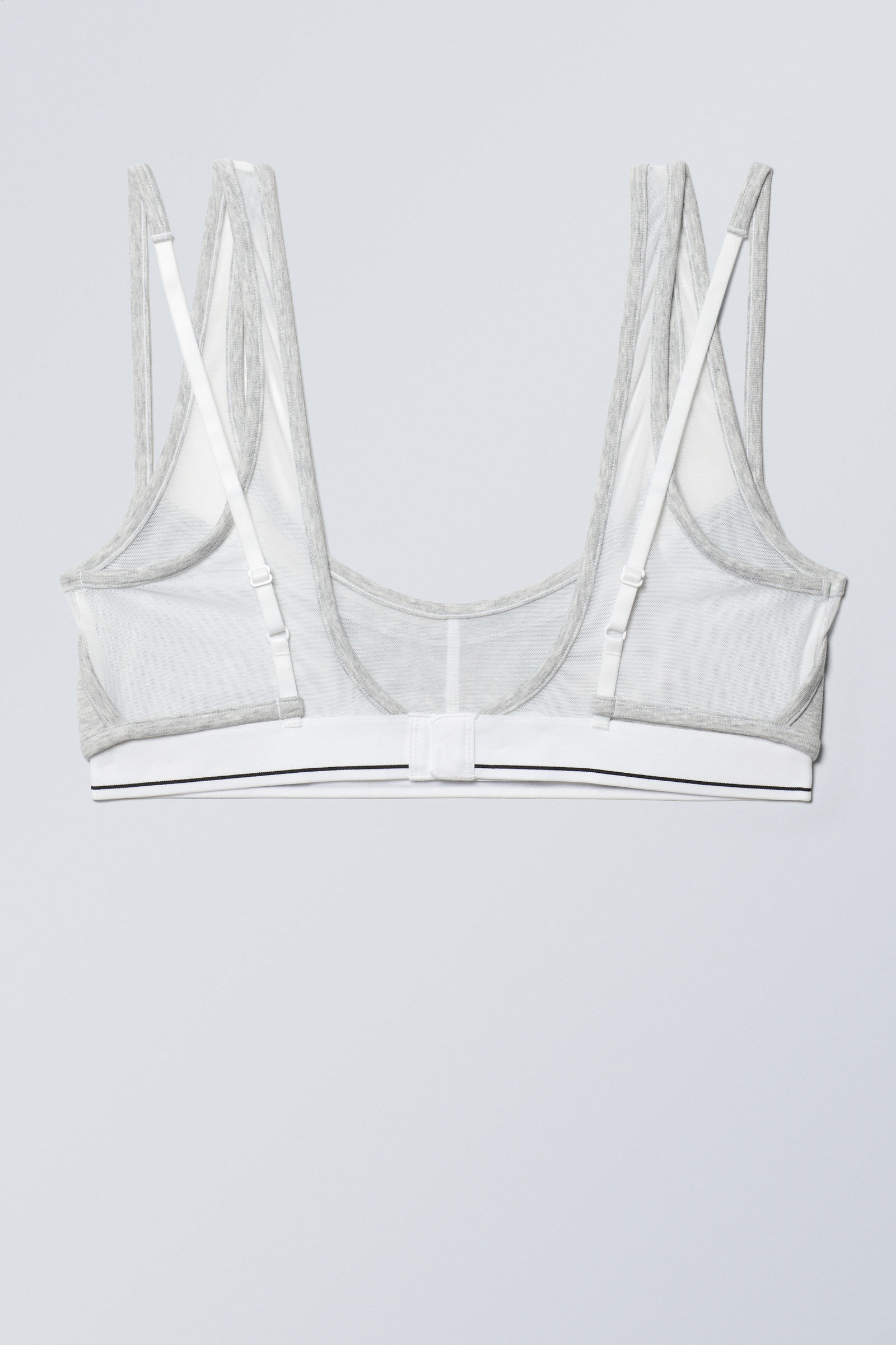 Women's Striped Woven Bralette and Undergarment Set - Colsie