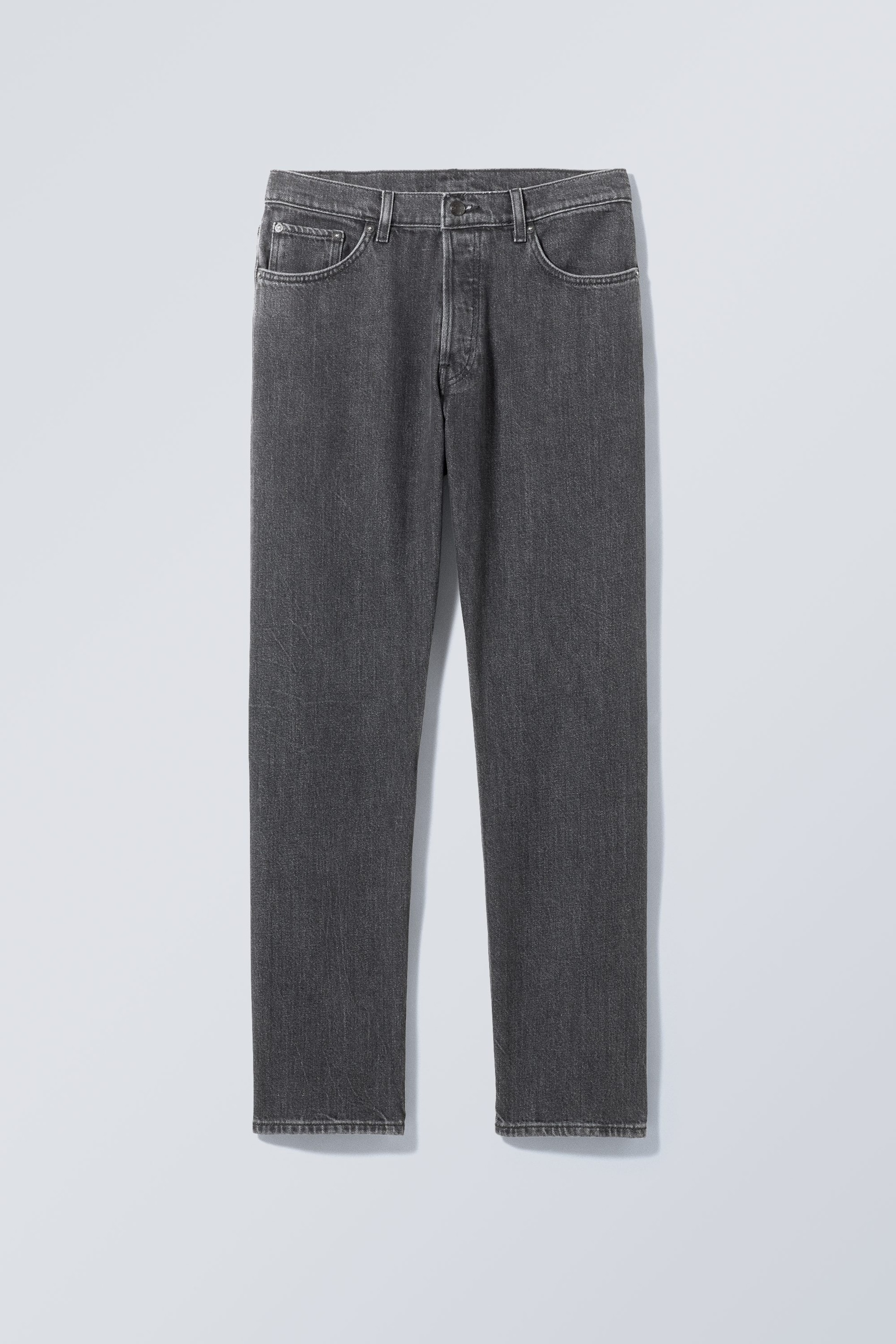 Nova black - Space Mid Rise Relaxed Straight Jeans - 0