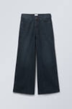 Blue Layer - Lockere, weite Jeans mit normaler Taille - 0