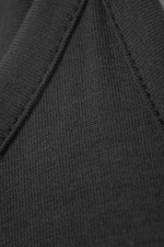 Off-black - Smooth Strap Maxi Dress - 1