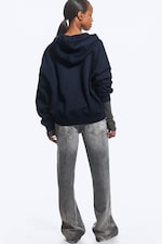 Dark Blue - Standard zip hoodie - 2