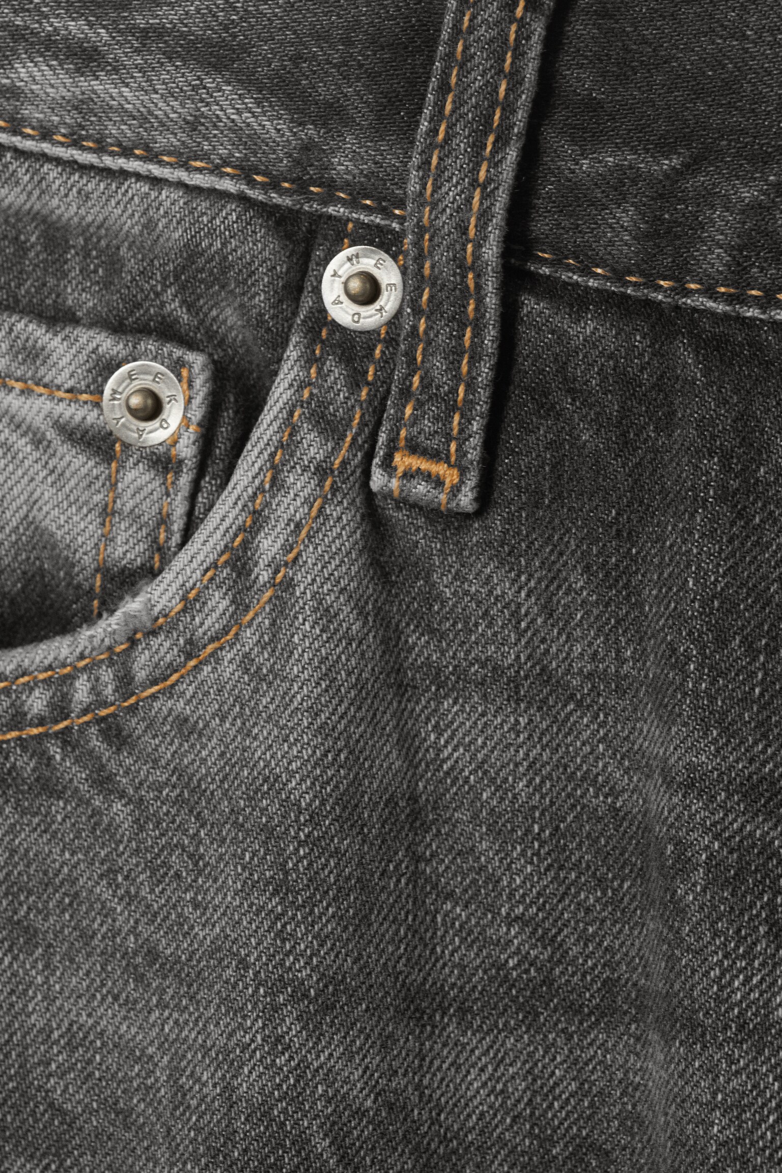 Meteor Low Rise Relaxed Straight Leg Jeans - Dusky Black - Black - 7