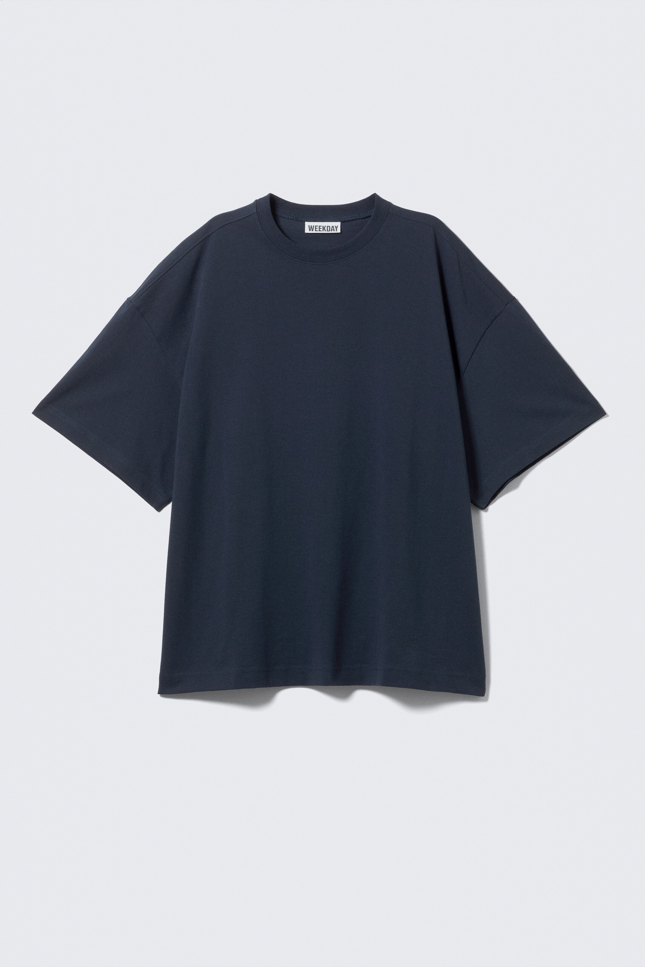 Zobacz większy obraz: Bawełniany T-shirt z krótkim rękawem Over - Granatowy - ONA | H&M PL 4