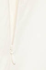 White - Sleeveless Twill Mini Dress - 5
