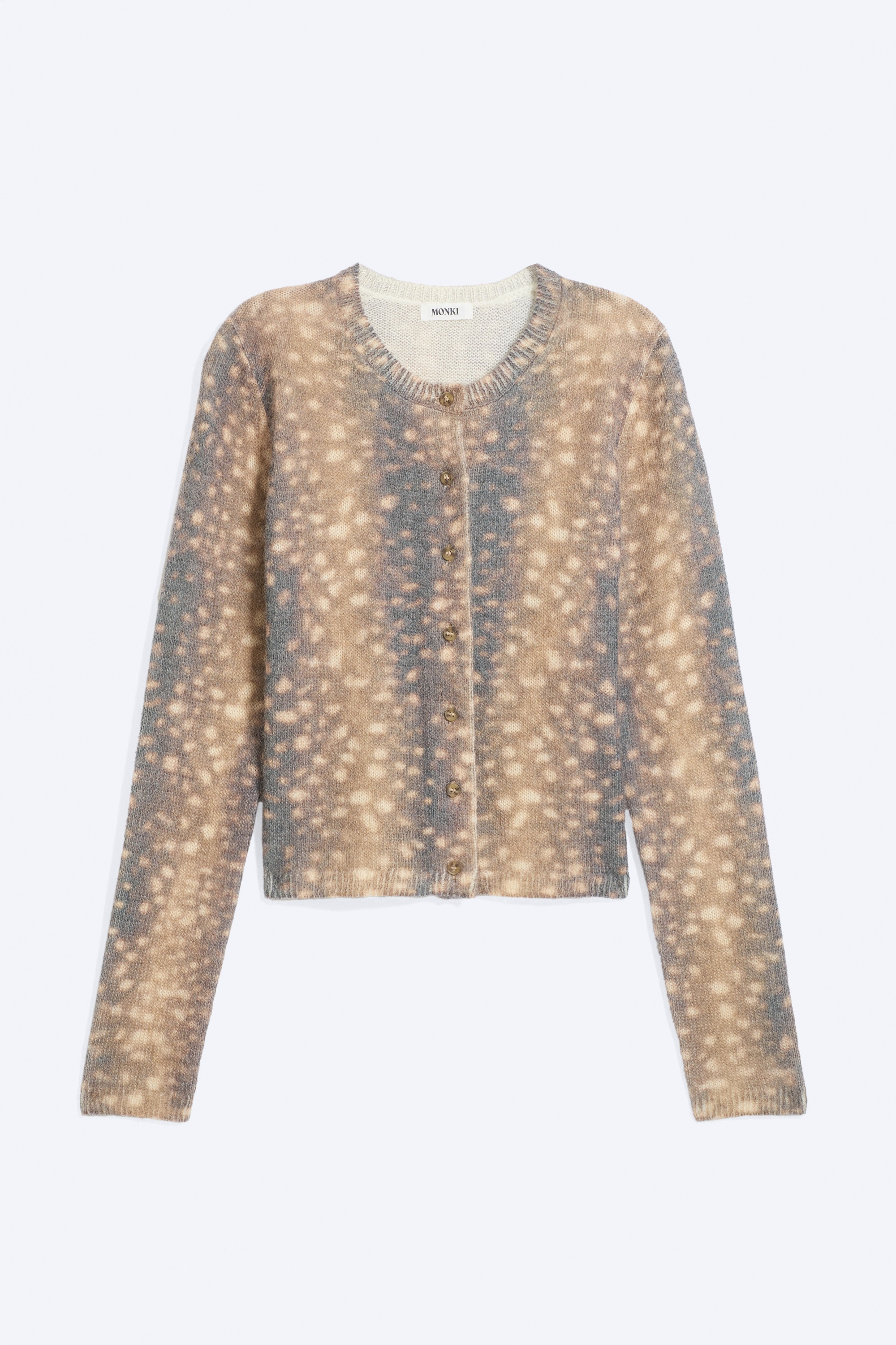 Cardigan lavorato a maglia stampato - Stampa Bambi