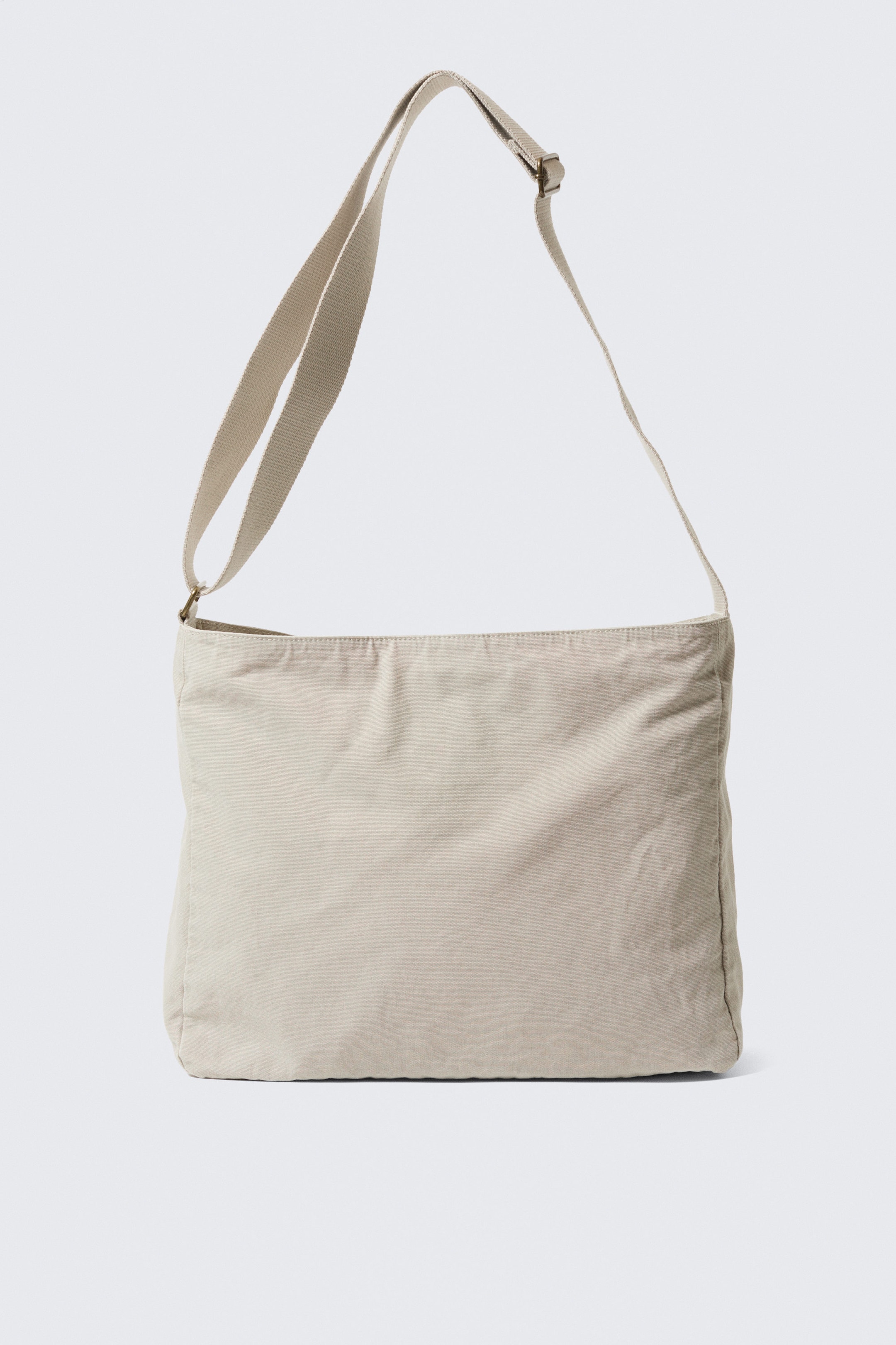 Ljus mullvad - Unisex Axelremsväska I Canvas - 2