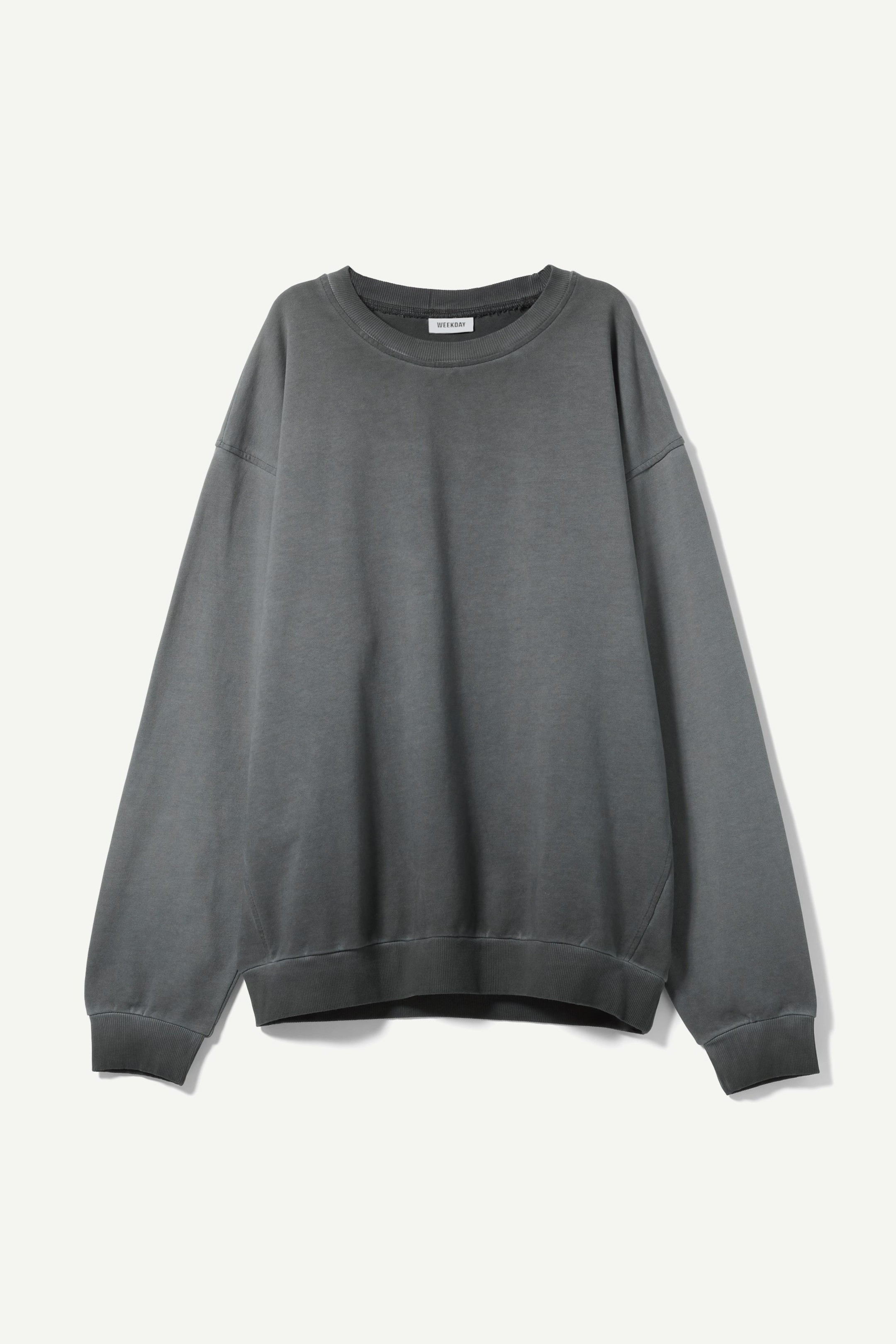 Black & grey - Wash Oversized Sweatshirt - 0