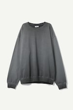 Black & grey - Wash Oversized Sweatshirt - 0