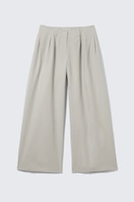 Ljus mullvad - Aya plisserade byxor - 4