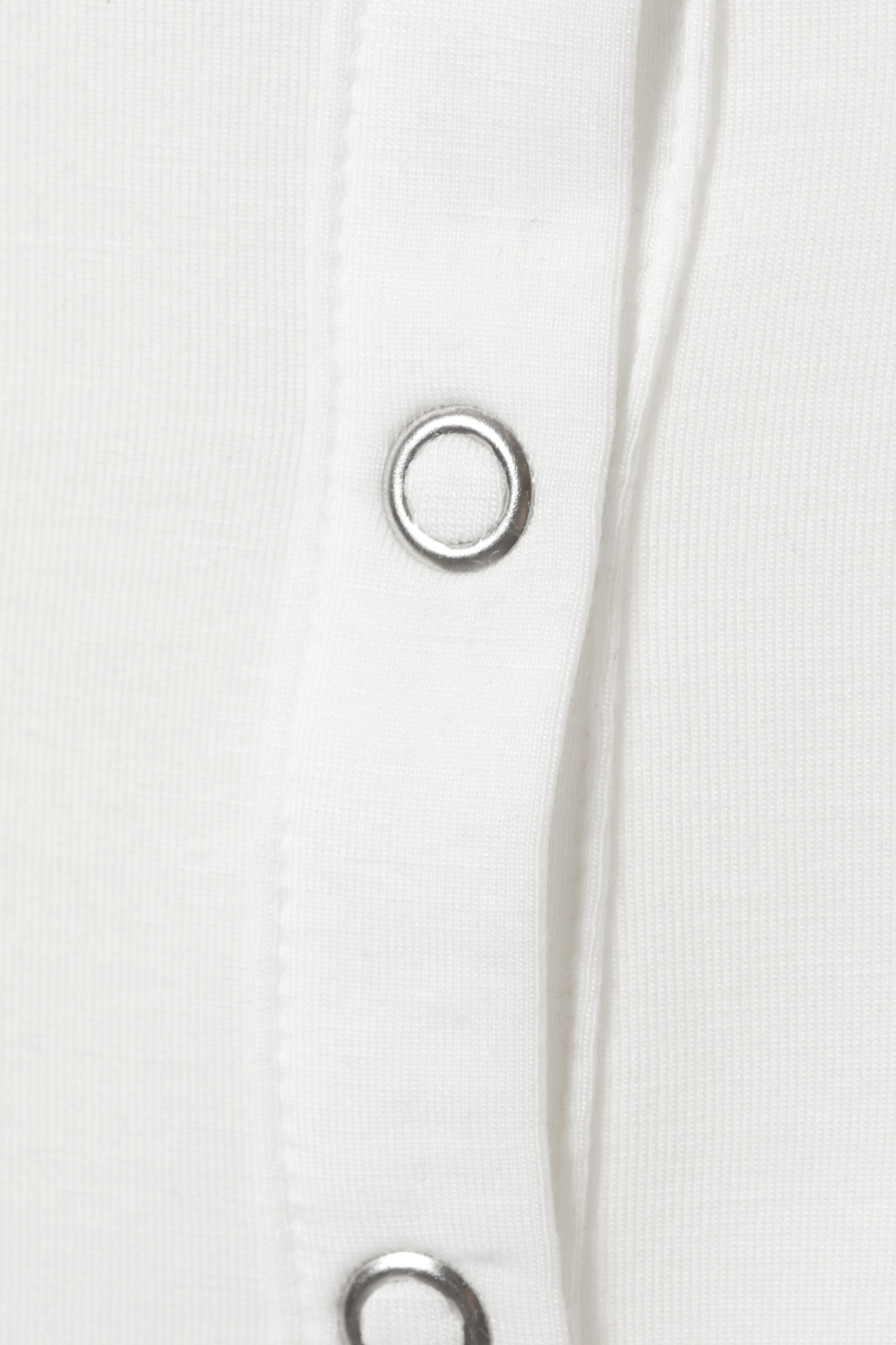 Weiß - Schmal geschnittenes Henley-Longsleeve - 2