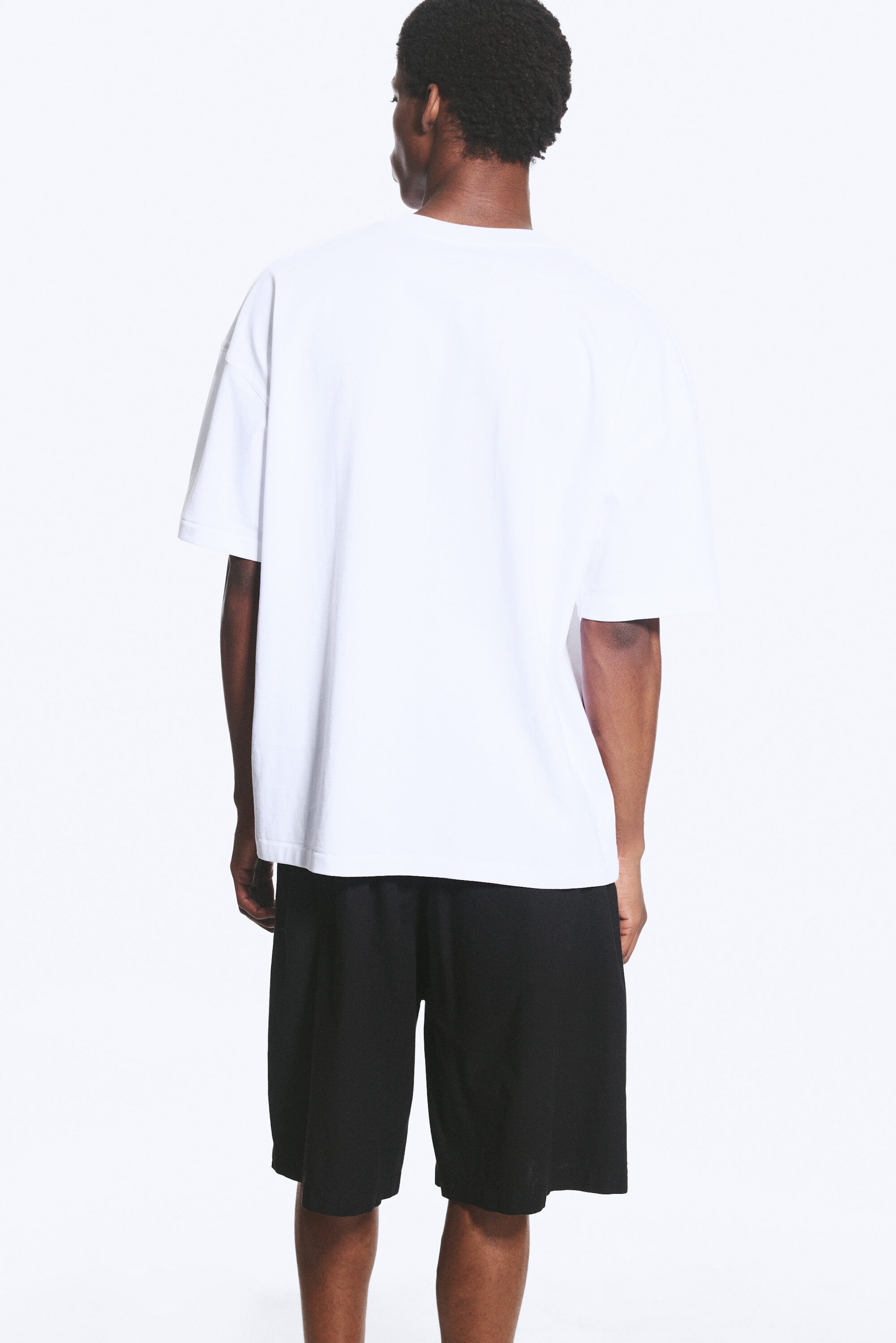 White - Oversized Boxy T-Shirt - 2