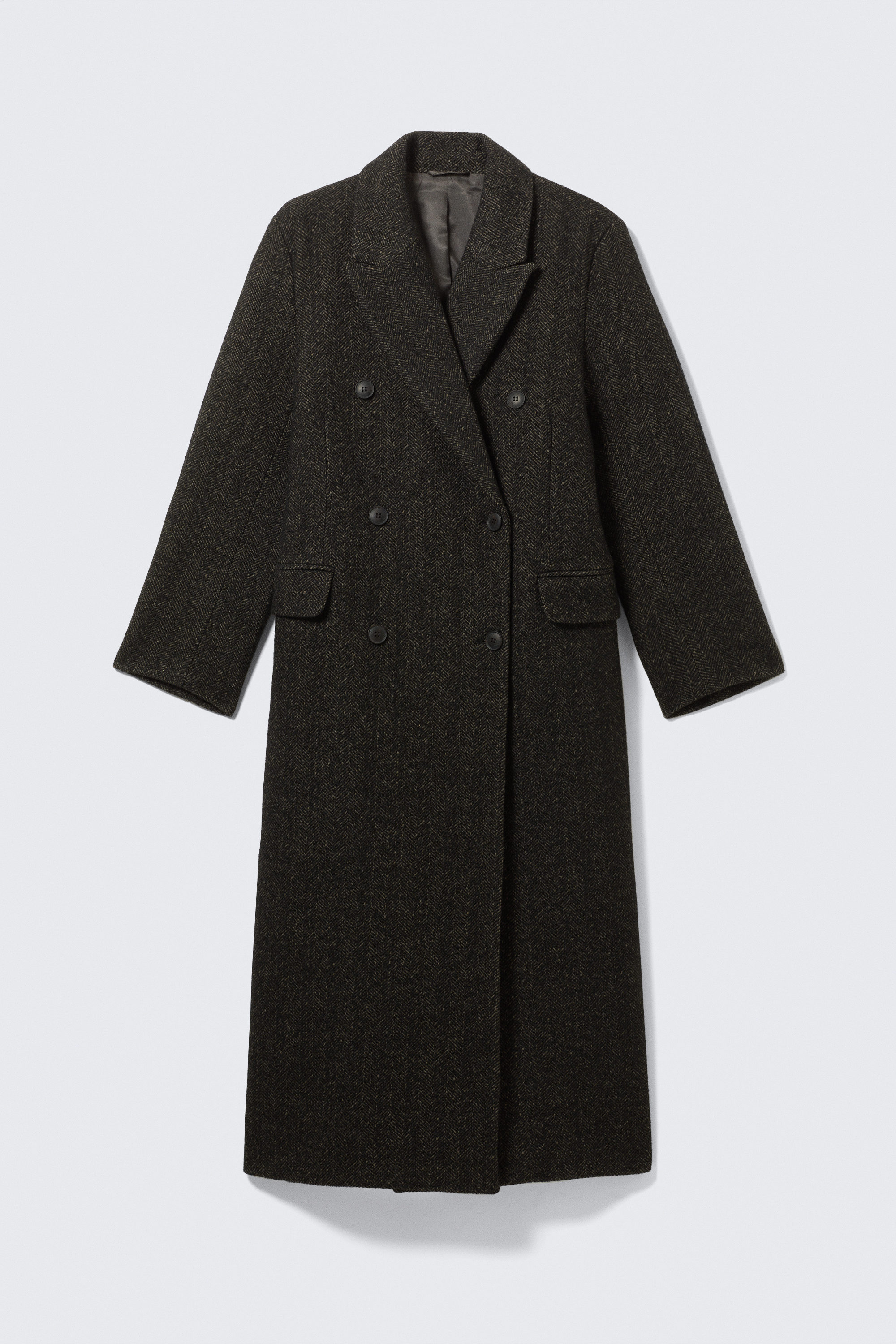 Dark Brown - Logan Double-Breasted Wool-Blend Coat - 3