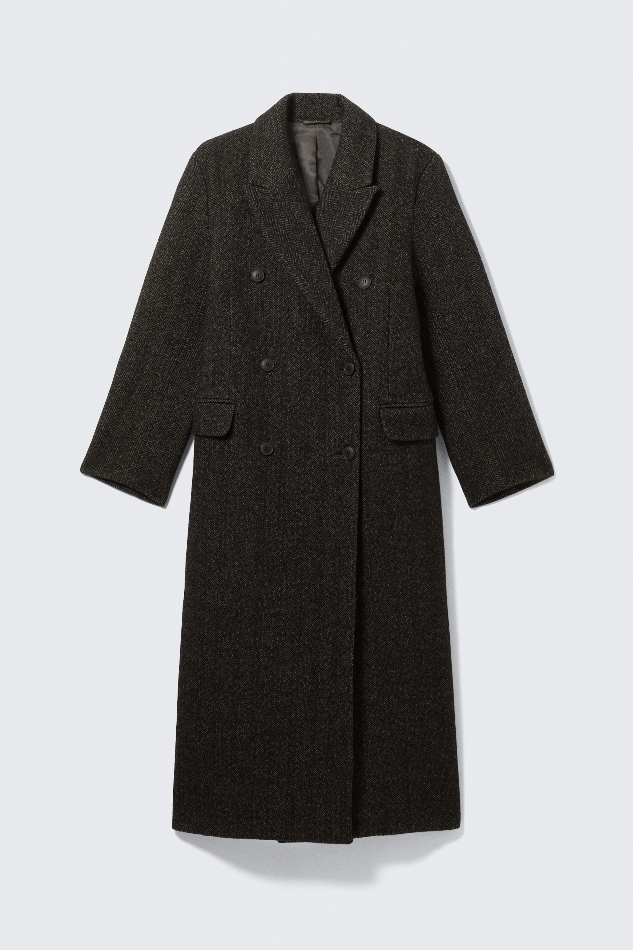 Dark Brown - Logan Double-Breasted Wool-Blend Coat - 5