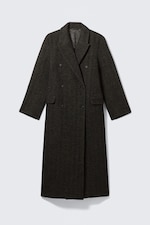 Dark Brown - Logan Double-Breasted Wool-Blend Coat - 5