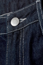 Blue Rinse - Ample Low Waist Loose Wide Jeans - 1