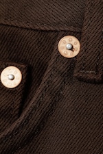 Cocoa brown - Space Mid Waist Relaxed Straight Jeans - 1