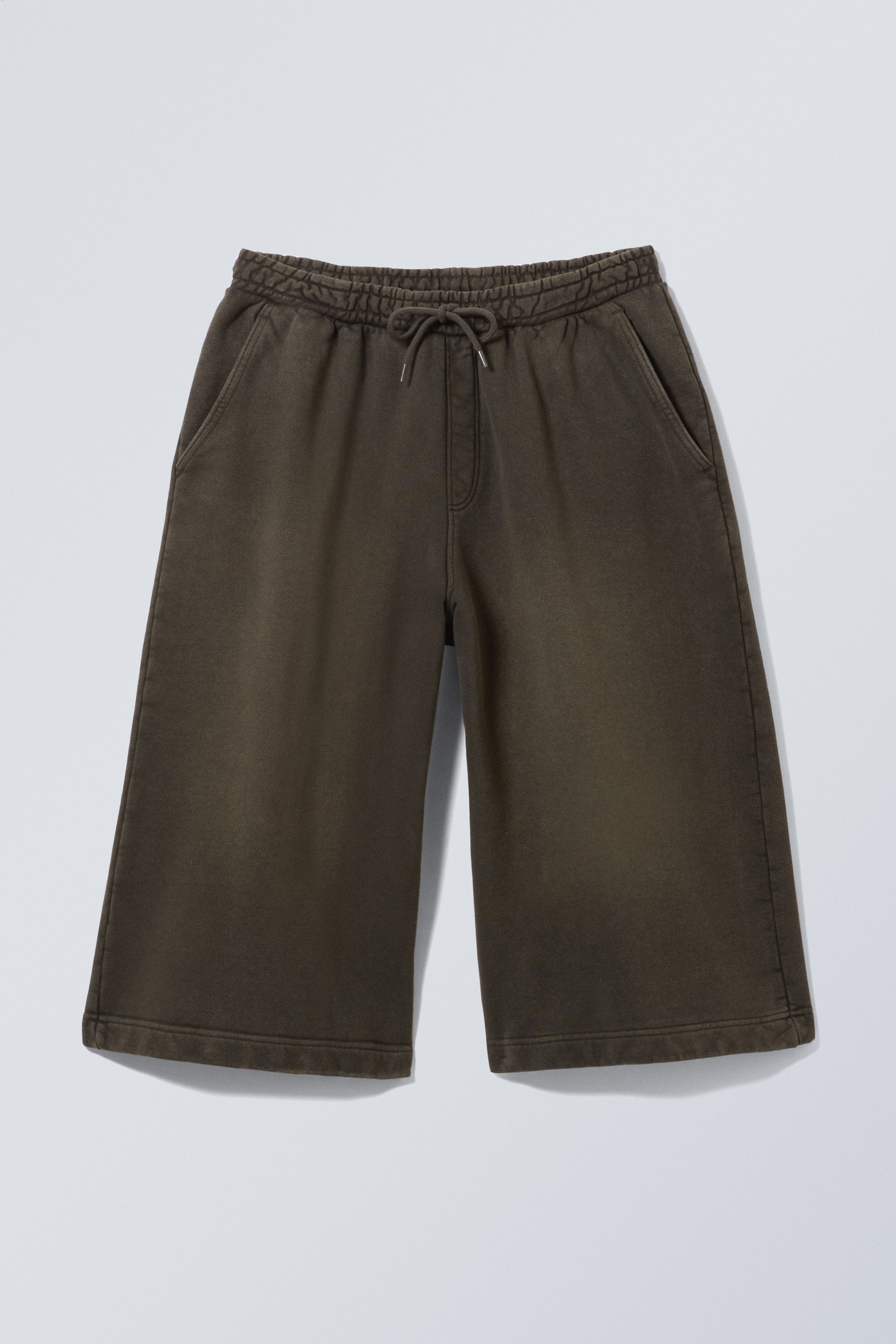Dunkelgrau gewaschen - Gewaschene, weite Skatershorts Astro - 0