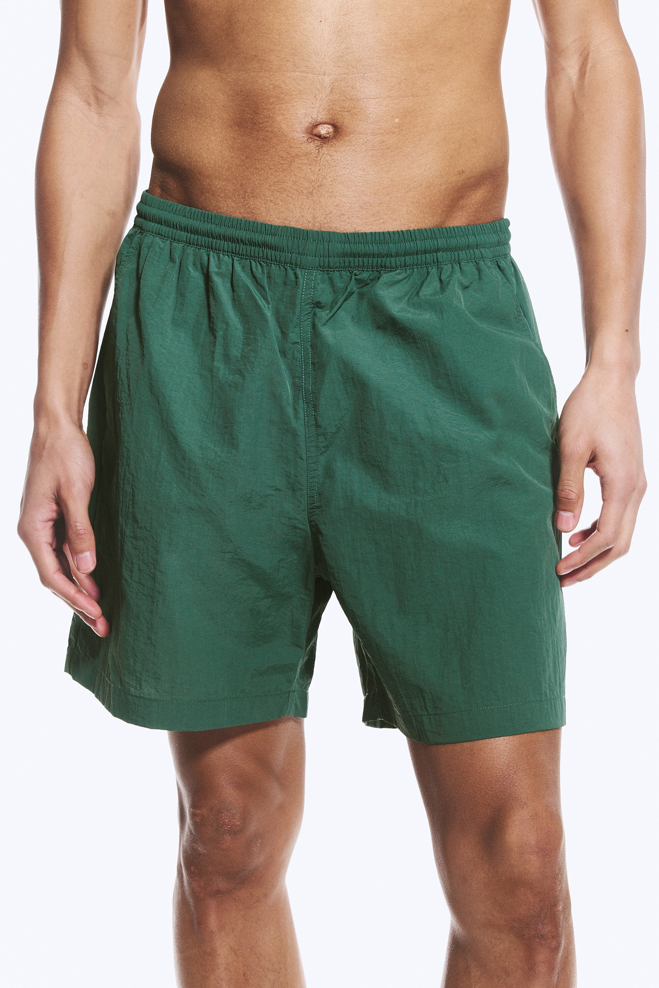 Dark Green - Ed Swim Shorts - 2