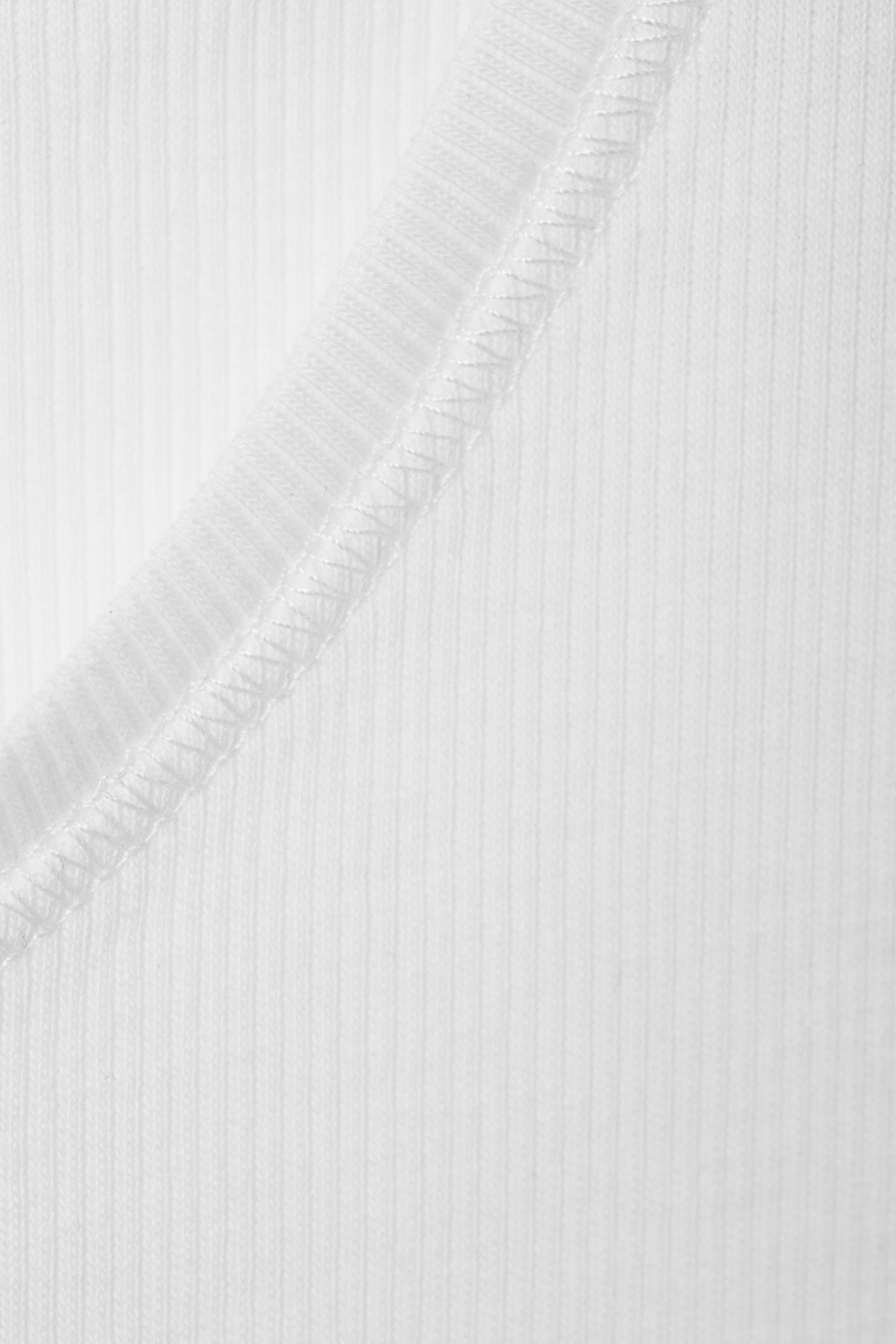 Weiß - Crop-Trägertop Pure - 1