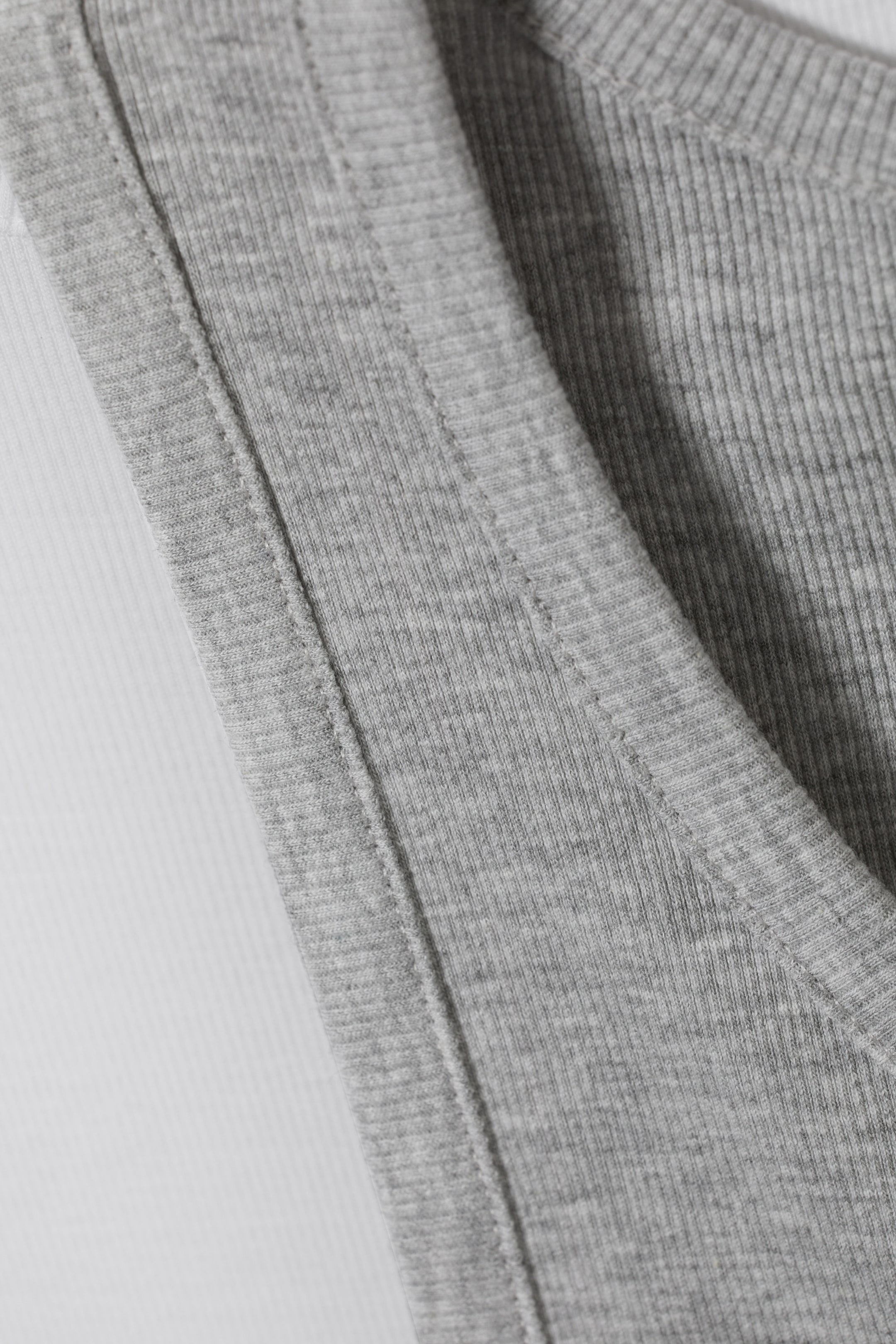 Graumeliert/Weiß - Tanktops Standard 2er-Pack - 1