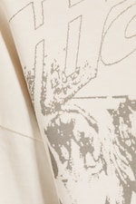 Helles Maulwurfsgrau - Skizze - Kastiges Langarmshirt mit Grafikprint - 5