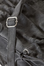 Washed Grey - Canvas Bow Bag - 3