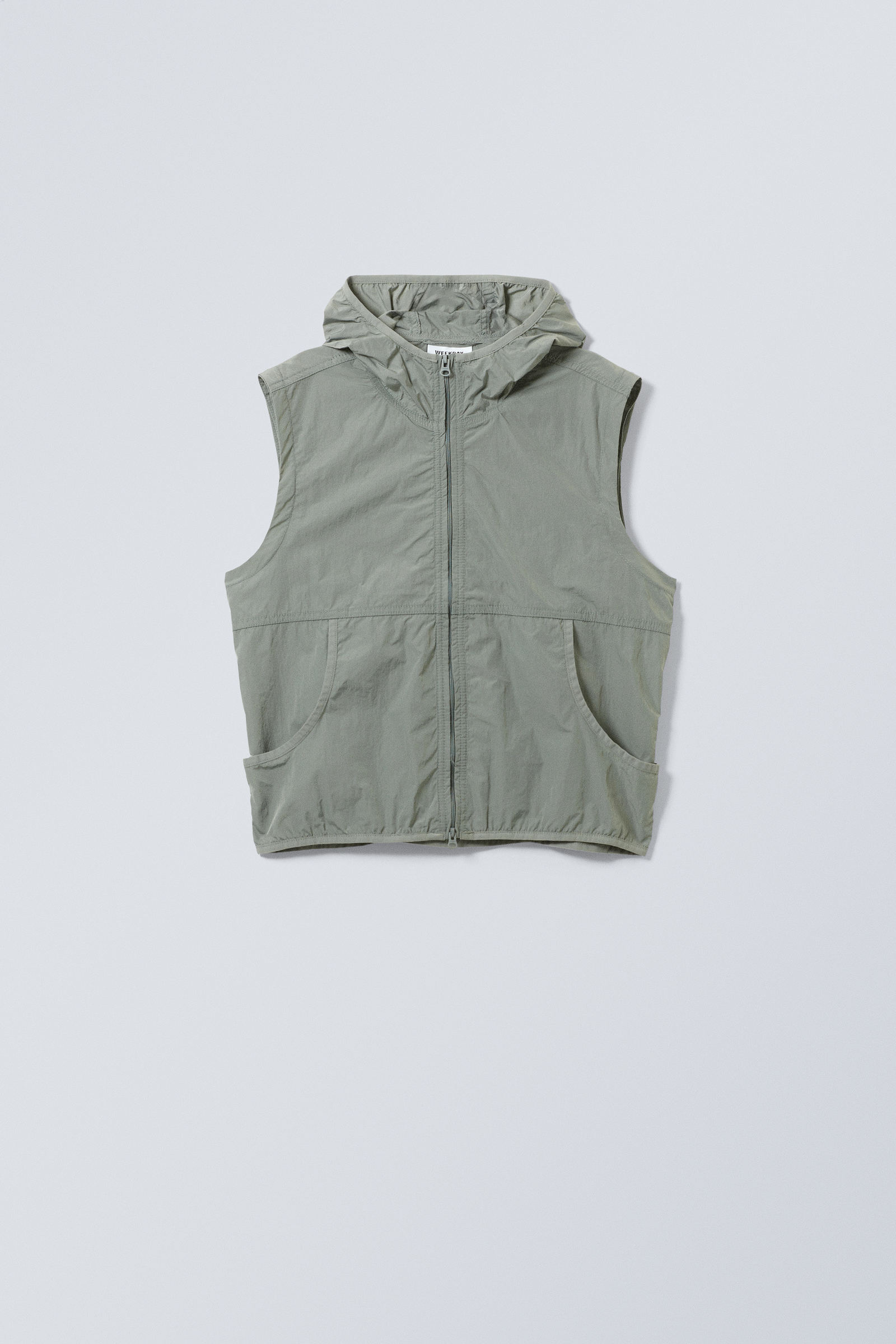 versatile nylon tracksuit jacket - Dusty Grey | Weekday WW