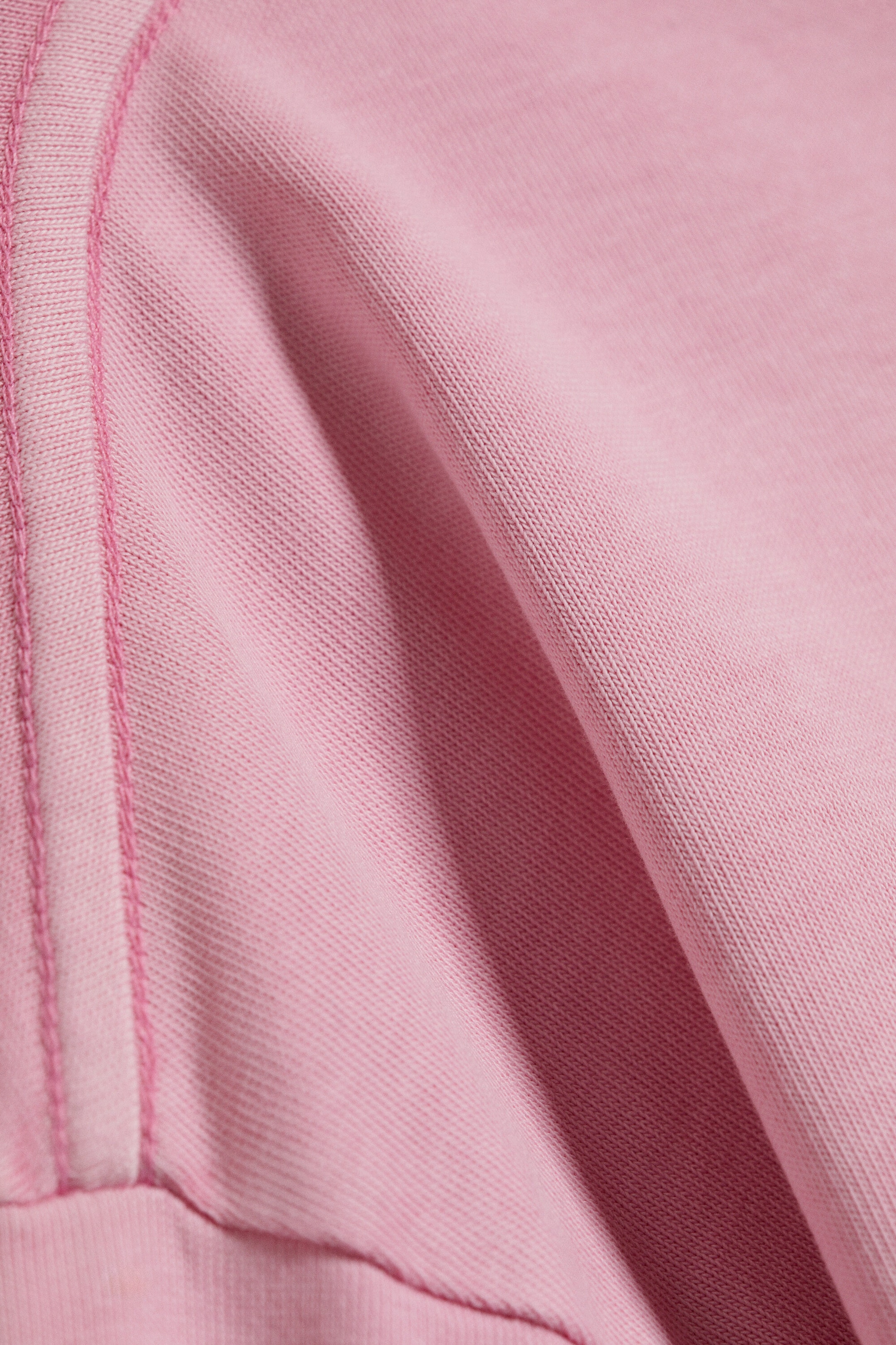 Gewaschenes Rosa - Boxy Longsleeve mit lockerer Passform - 4