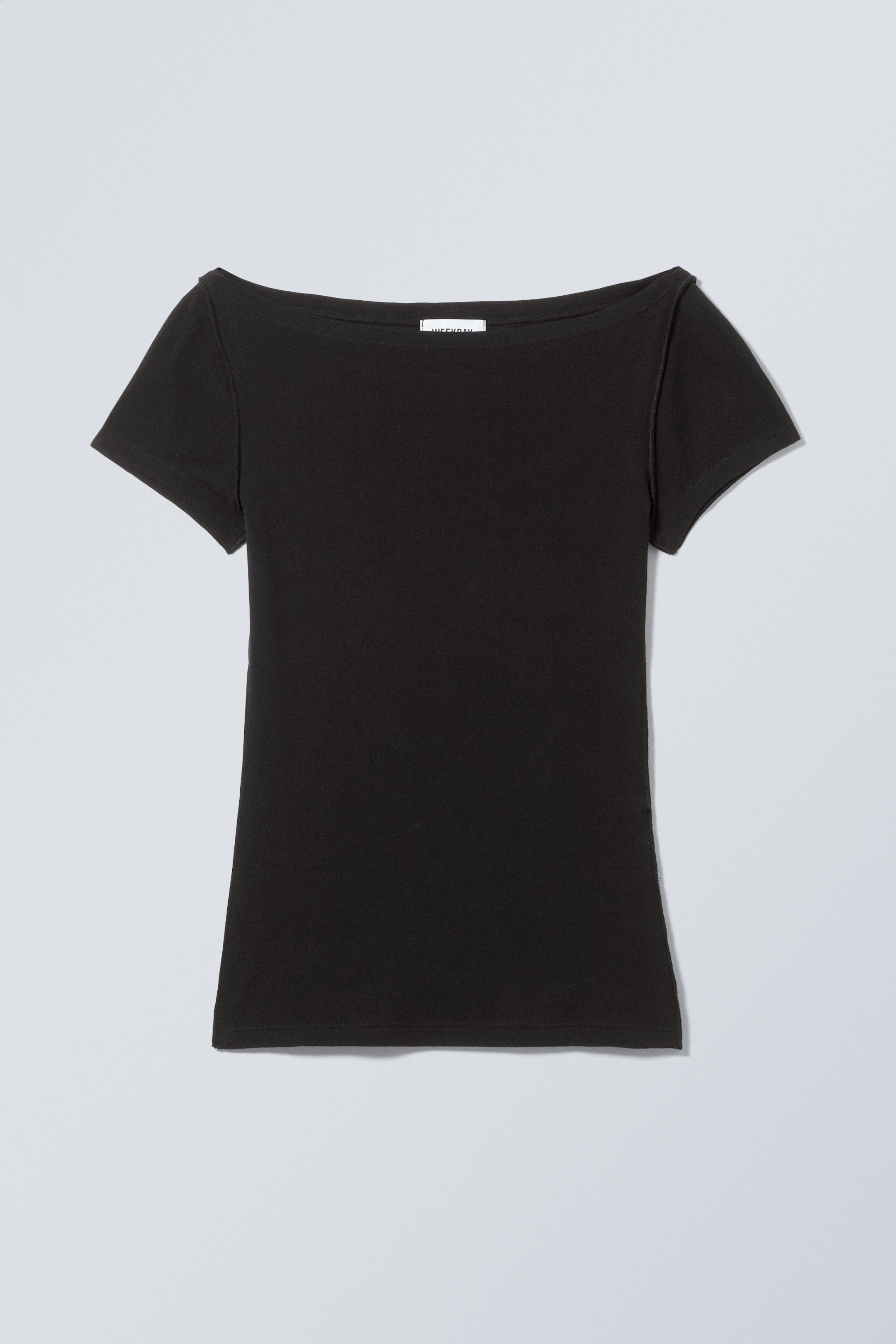 Noir - Haut manches longues transparent - 0