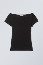 Noir - Haut manches longues transparent - 0