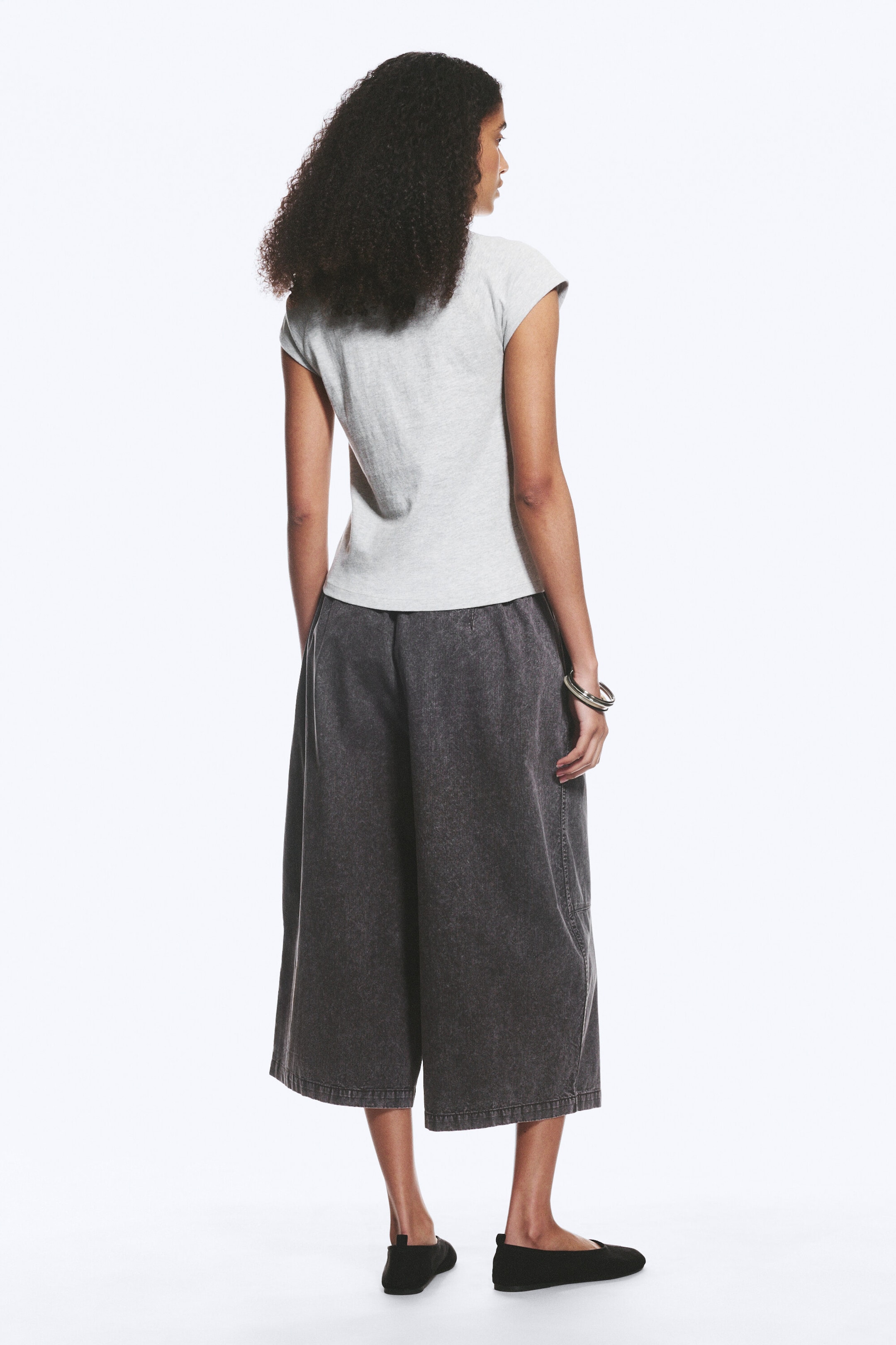 Grey Melange - Short-Sleeved Raglan T-shirt - 3