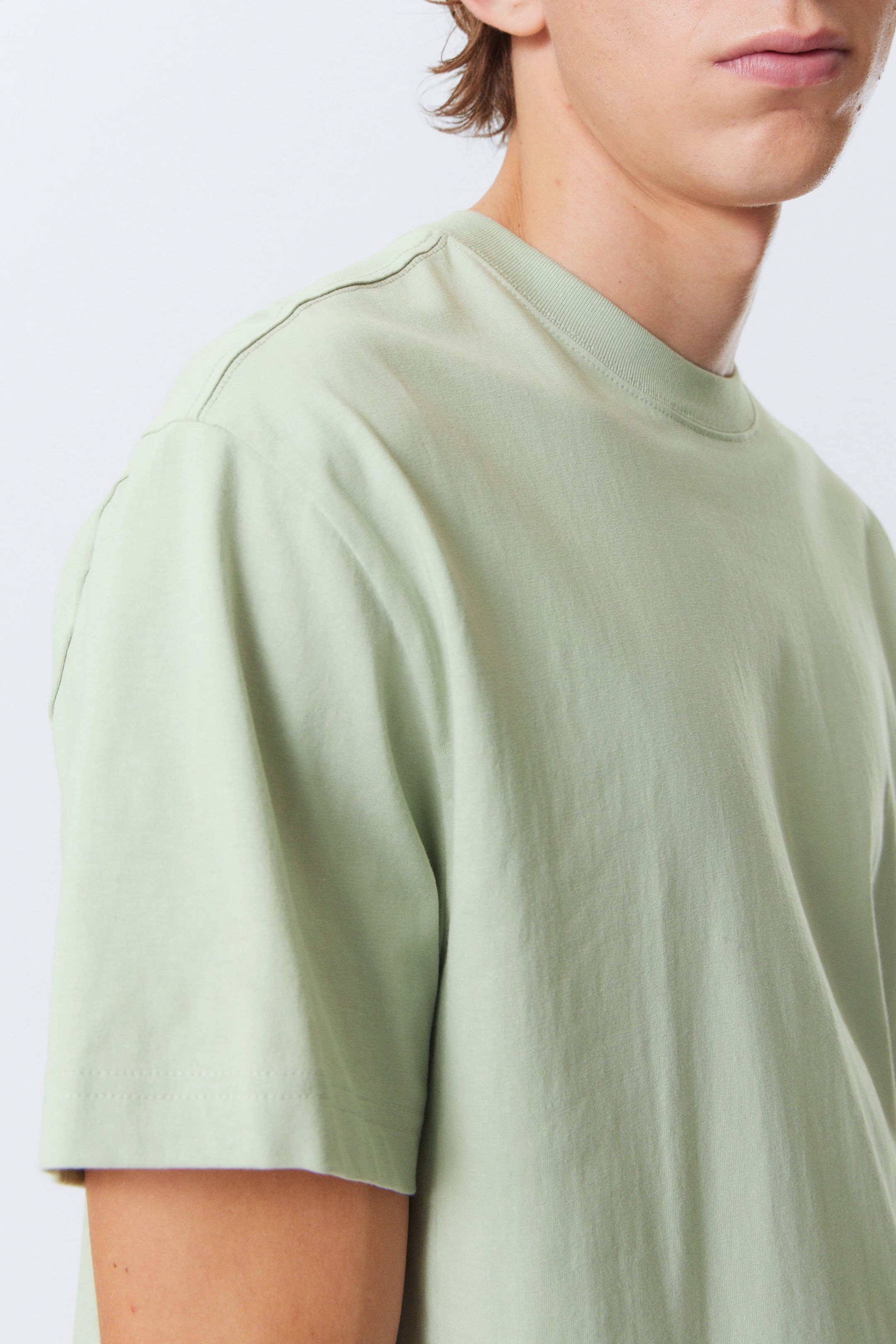 Pastel Green - Oversized Heavyweight T-shirt - 2