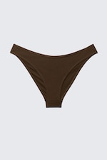 Dark Brown - Scoop Bikini Bottoms - 3