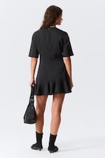 Schwarz - Fit-and-Flare-Minikleid - 2