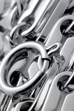 Silver - Stainless Steel Chain Necklace - 2